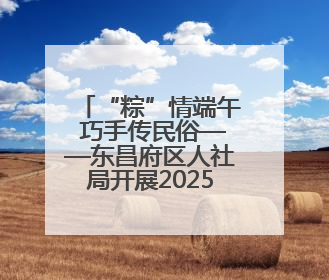 “粽”情端午 巧手传民俗——东昌府区人社局开展2025年“我们的节日·端午”包粽子活动