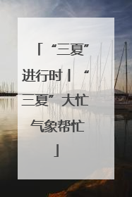 “三夏”进行时丨“三夏”大忙 气象帮忙
