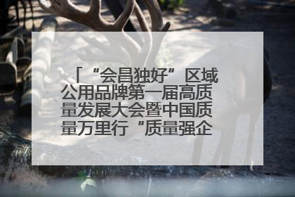 “会昌独好”区域公用品牌第一届高质量发展大会暨中国质量万里行“质量强企•质品行动”进会昌启动仪式成功举办