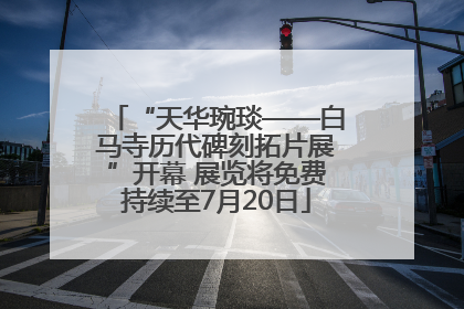 “天华琬琰——白马寺历代碑刻拓片展”开幕 展览将免费持续至7月20日