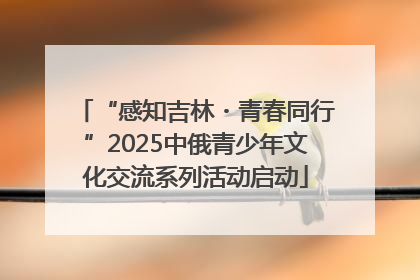 “感知吉林・青春同行”2025中俄青少年文化交流系列活动启动