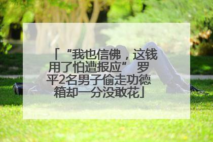 “我也信佛，这钱用了怕遭报应” 罗平2名男子偷走功德箱却一分没敢花