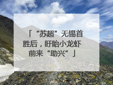 “苏超”无锡首胜后，盱眙小龙虾前来“助兴”