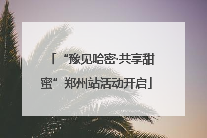 “豫见哈密·共享甜蜜”郑州站活动开启