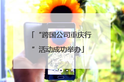 “跨国公司重庆行”活动成功举办