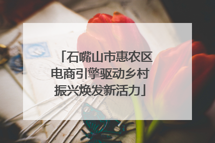 石嘴山市惠农区电商引擎驱动乡村振兴焕发新活力