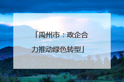 禹州市：政企合力推动绿色转型