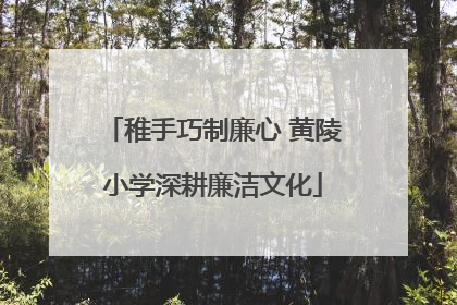 稚手巧制廉心 黄陵小学深耕廉洁文化