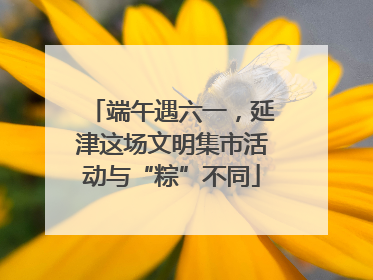 端午遇六一，延津这场文明集市活动与“粽”不同