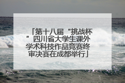 第十八届“挑战杯”四川省大学生课外学术科技作品竞赛终审决赛在成都举行
