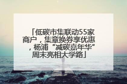 低碳市集联动55家商户，集章换券享优惠，杨浦“减碳嘉年华”周末亮相大学路