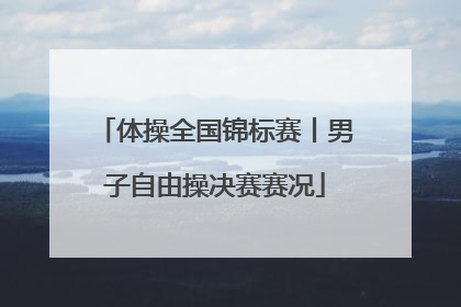 体操全国锦标赛丨男子自由操决赛赛况