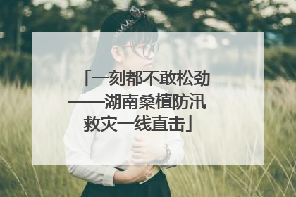 一刻都不敢松劲——湖南桑植防汛救灾一线直击