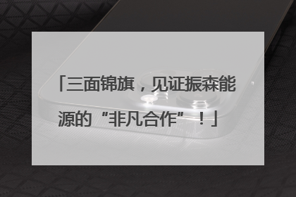 三面锦旗，见证振森能源的“非凡合作”！