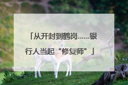 从开封到鹤岗……银行人当起“修复师”