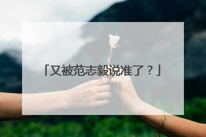 又被范志毅说准了？