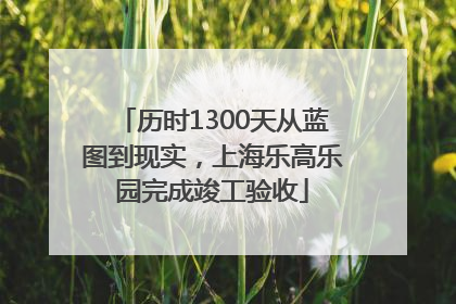 历时1300天从蓝图到现实，上海乐高乐园完成竣工验收