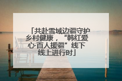 共赴雪域边疆守护乡村健康，“韩红爱心·百人援疆”线下线上进行时