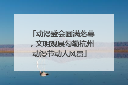动漫盛会圆满落幕，文明观展勾勒杭州动漫节动人风景