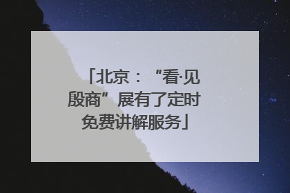 北京：“看·见殷商”展有了定时免费讲解服务