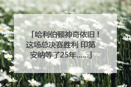 哈利伯顿神奇依旧！这场总决赛胜利 印第安纳等了25年……
