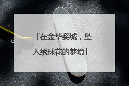 在金华婺城，坠入绣球花的梦境