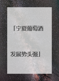 宁夏葡萄酒发展势头强