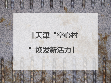 天津“空心村”焕发新活力