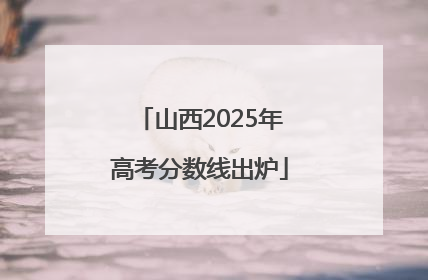 山西2025年高考分数线出炉