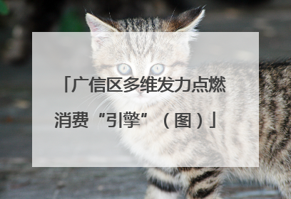 广信区多维发力点燃消费“引擎”（图）