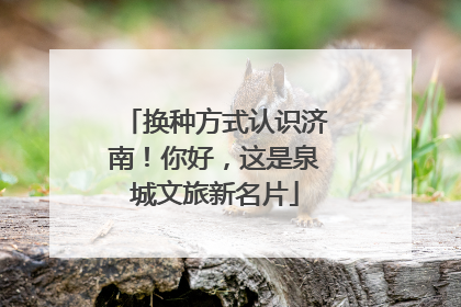 换种方式认识济南！你好，这是泉城文旅新名片