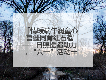 情暖端午润童心 鲁疆同育红石榴——日照援疆助力，“六一”活动丰富多彩