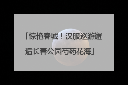 惊艳春城！汉服巡游邂逅长春公园芍药花海