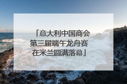 意大利中国商会第三届端午龙舟赛在米兰圆满落幕