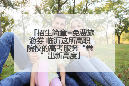 招生简章=免费旅游券 临沂这所高职院校的高考服务“卷”出新高度