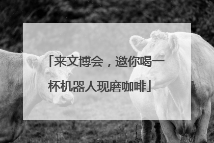 来文博会，邀你喝一杯机器人现磨咖啡