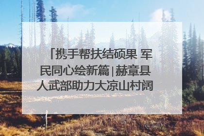 携手帮扶结硕果 军民同心绘新篇∣赫章县人武部助力大凉山村阔步乡村振兴路