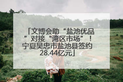 文博会助“盐池优品”对接“湾区市场”！宁夏吴忠市盐池县签约28.44亿元