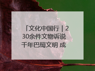 文化中国行｜230余件文物诉说千年巴蜀文明 成渝地区基建考古成果展开展