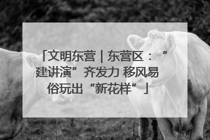 文明东营｜东营区：“建讲演”齐发力 移风易俗玩出“新花样”