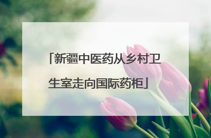 新疆中医药从乡村卫生室走向国际药柜