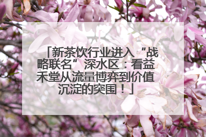 新茶饮行业进入“战略联名”深水区：看益禾堂从流量博弈到价值沉淀的突围！