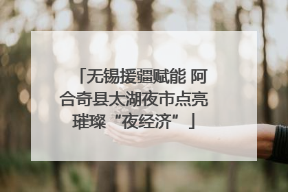 无锡援疆赋能 阿合奇县太湖夜市点亮璀璨“夜经济”