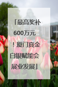 最高奖补600万元！厦门真金白银赋能会展业发展