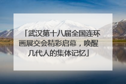 武汉第十八届全国连环画展交会精彩启幕，唤醒几代人的集体记忆