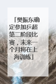 樊振东确定参加乒超第二阶段比赛，未来一个月将在上海训练