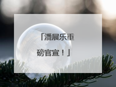 潘展乐重磅官宣！