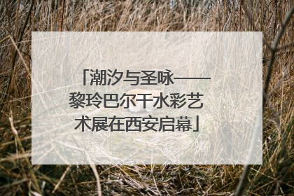 潮汐与圣咏——黎玲巴尔干水彩艺术展在西安启幕