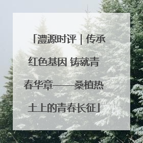 澧源时评｜传承红色基因 铸就青春华章——桑植热土上的青春长征