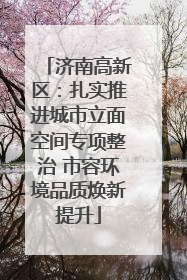 济南高新区：扎实推进城市立面空间专项整治 市容环境品质焕新提升